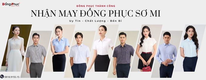 May đồng phục sơ mi